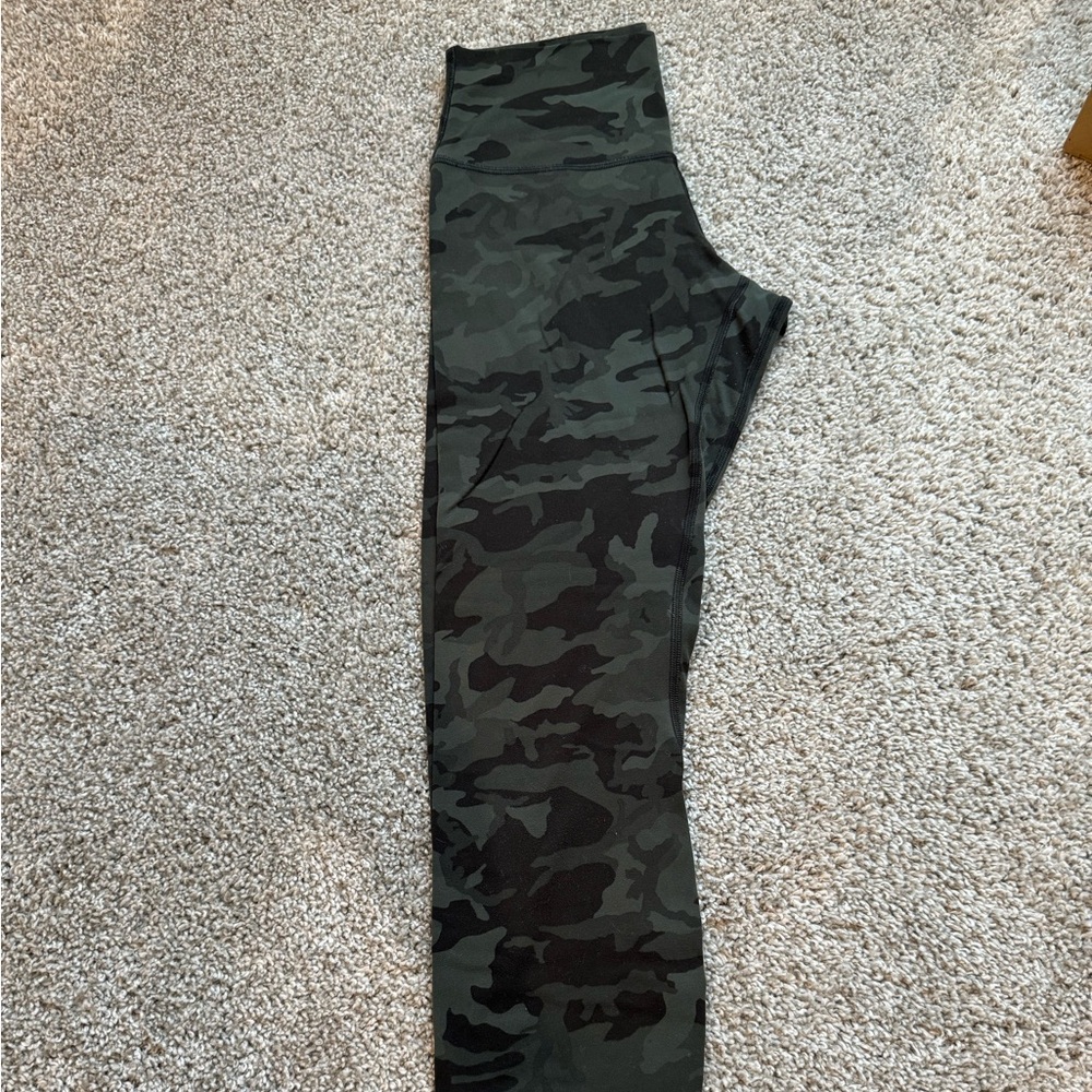 Camo lululemon align legging. Size 6